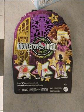 Mattel Monster High Skulltimate Secrets Playset - Purple, Gold, Black